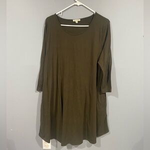 Zenana Premium Shirt Dress